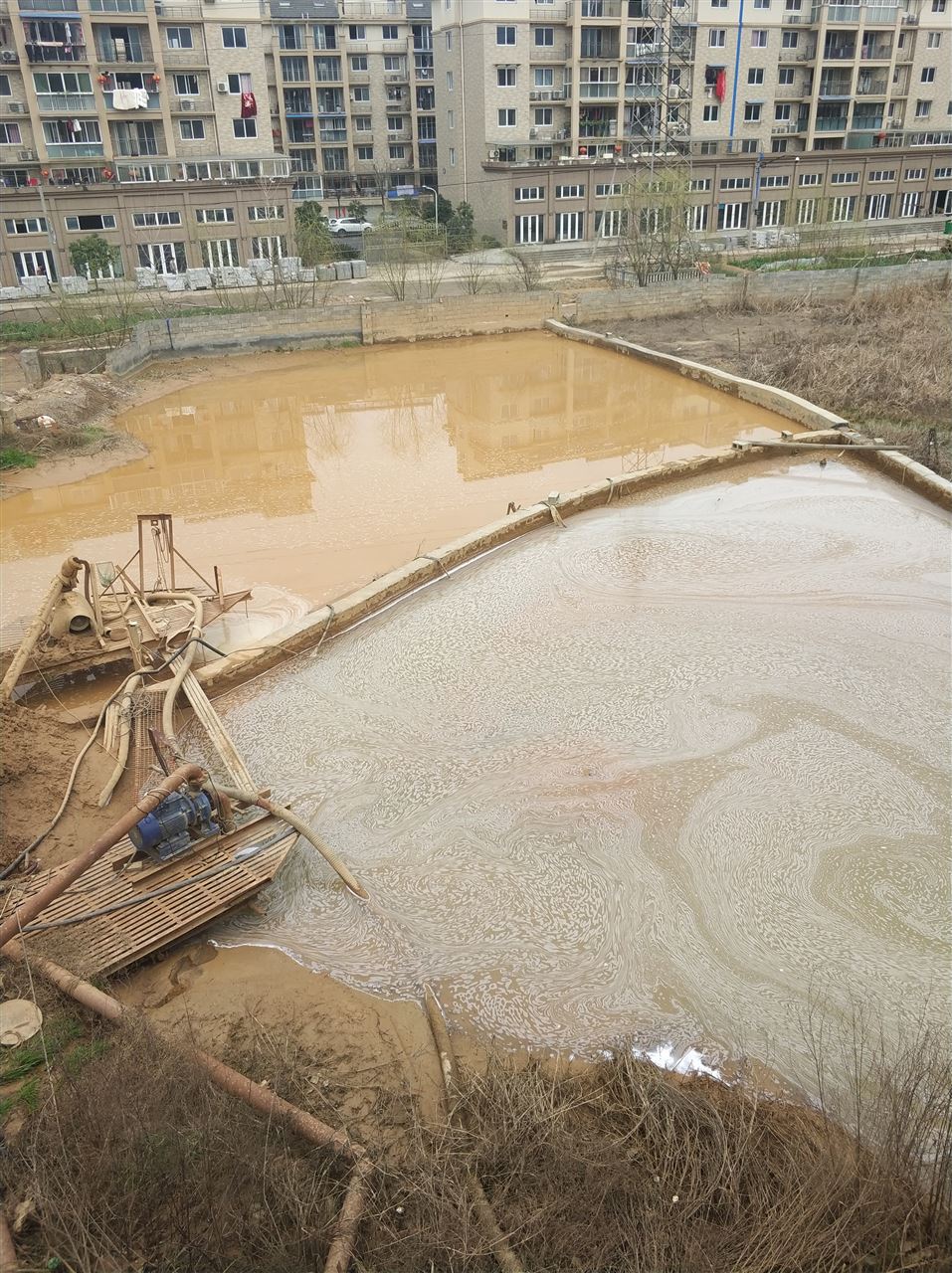 浦东沉淀池淤泥清理-厂区废水池淤泥清淤