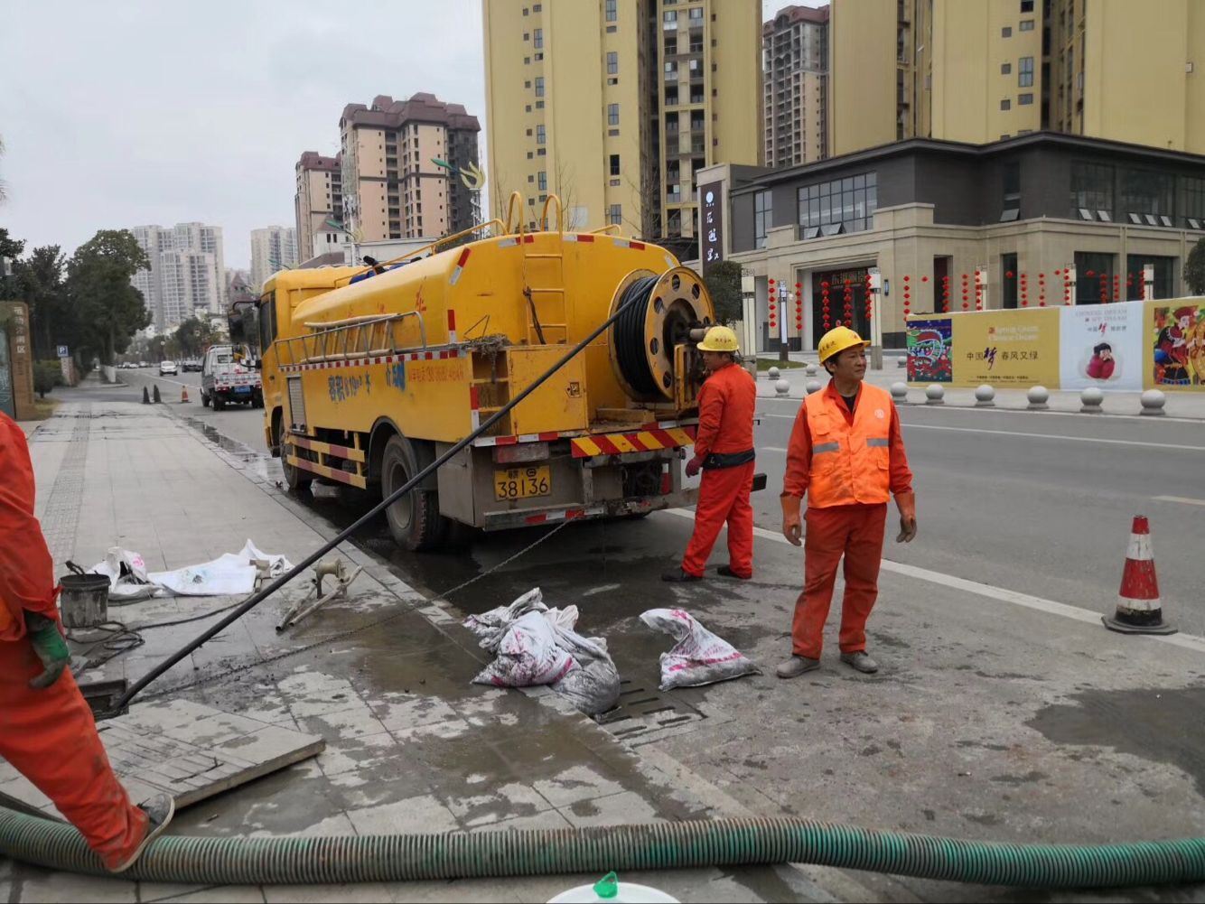 浦东排污管道清淤-管道清洗