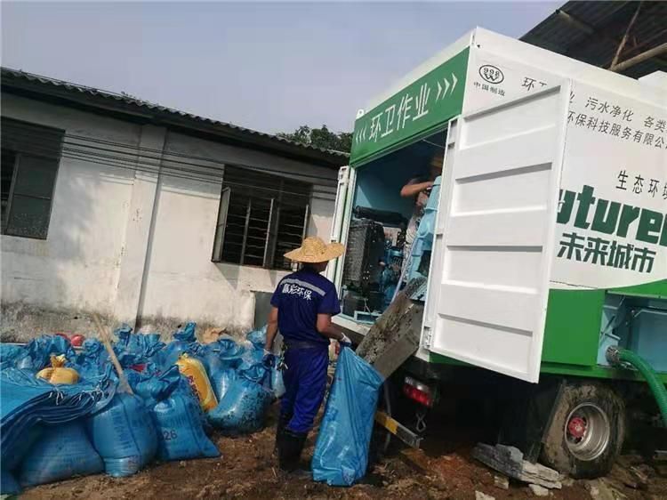 浦东工业污泥压干处理